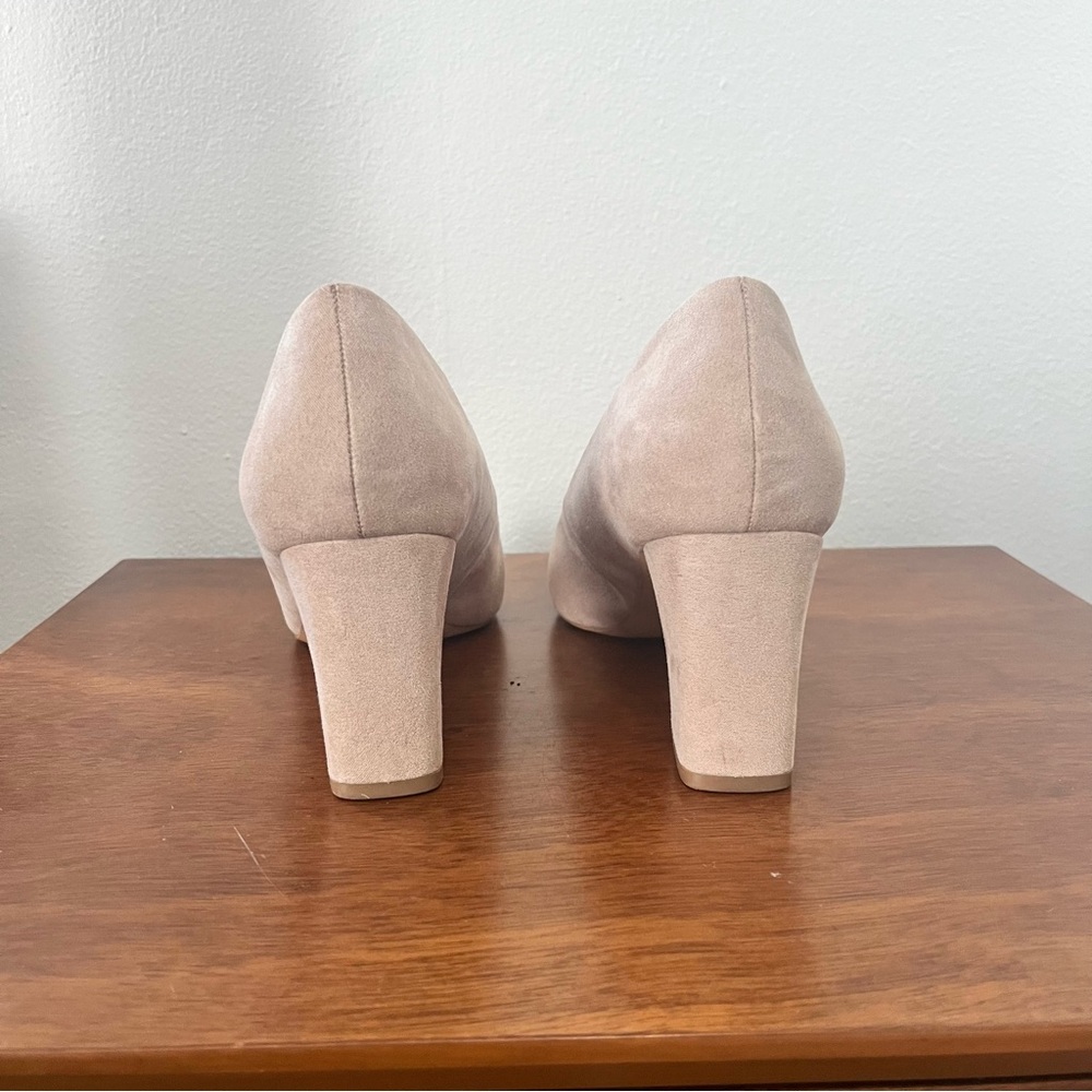 Women's Abound Audry Block Heel Pump in Tan Suede Size 10 - Picture 5 of 8